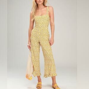 Faithfull the Brand Frankie Floral Jumpsuit Size 4 / Small
